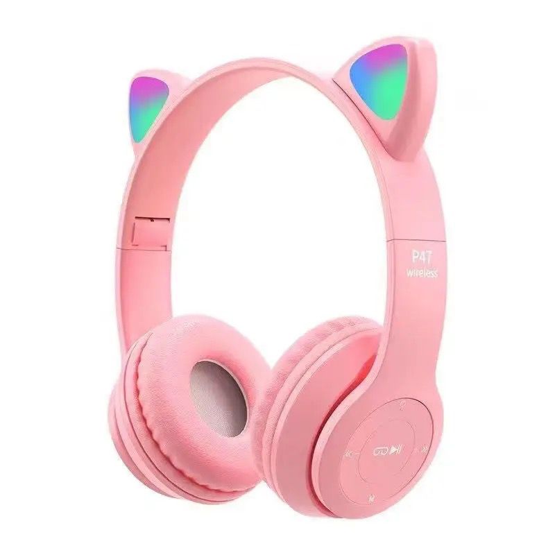 Jual Headset Bluetooth Wireless LED Bass Telinga Kucing Stereo With Mic--  di Seller Smart3C - Panunggangan Utara, Kota Tangerang