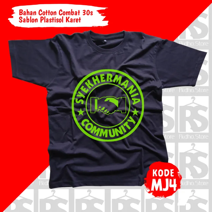 Kaos Santri Kaos Pecinta Sholawat Kaos Syekher Mania Kaos Majlis Kaos Sholawat T Shirt Pria