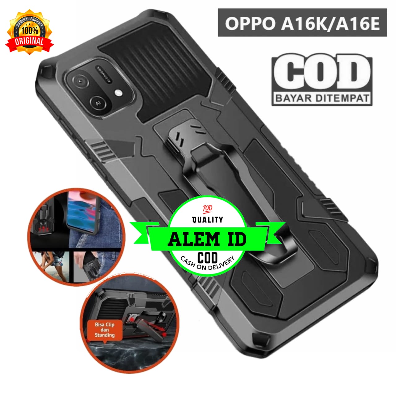 case hp oppo a16k