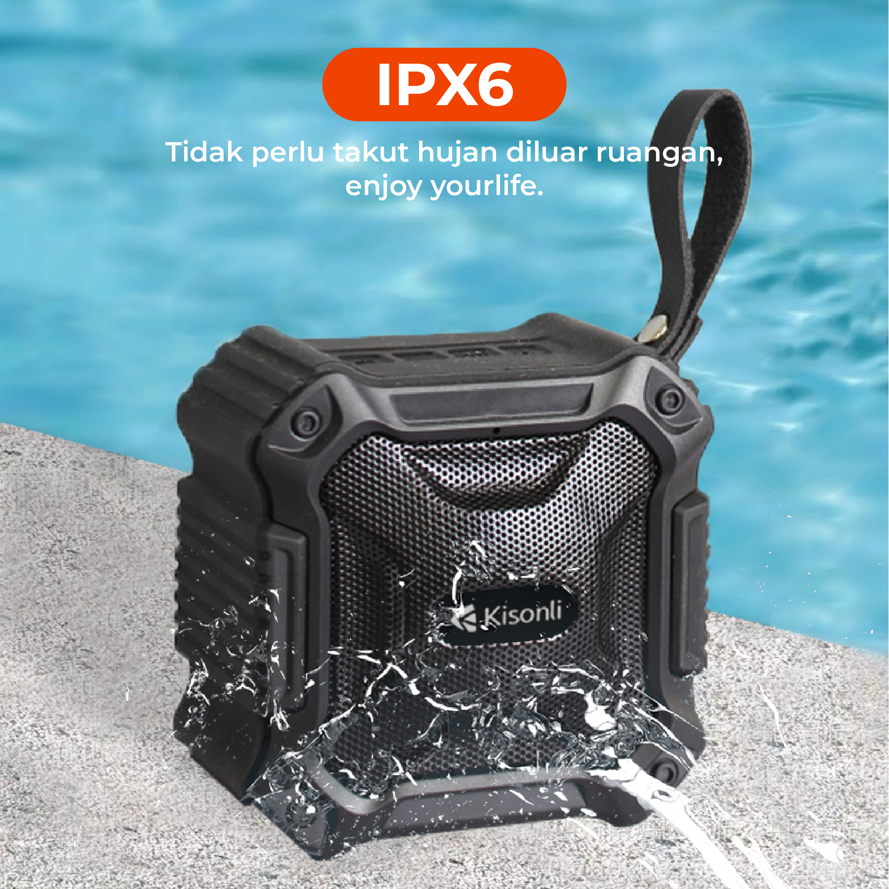 IPX6 WATERPROOF MUSIC SPEAKER