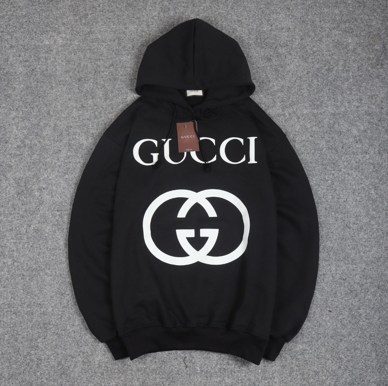 gucci wolf motif hoodie