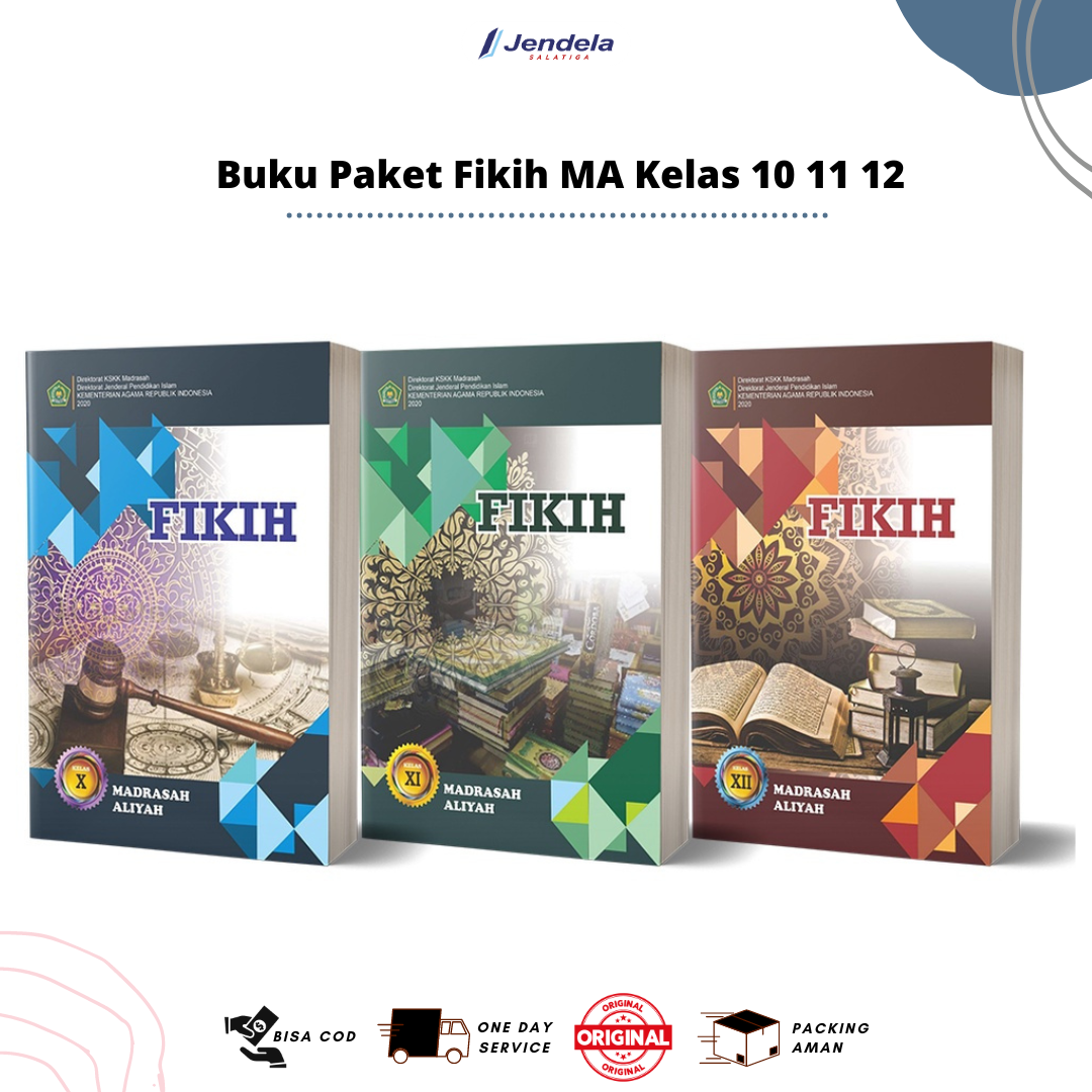 Buku Fikih Ma Kelas 10 11 12 Buku Paket Madrasah Aliyah Lazada