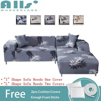 Slipcover Modern Style L Shape Grey Beige Color 6 Design Sofa Slipcover Modern Style L Shape Grey