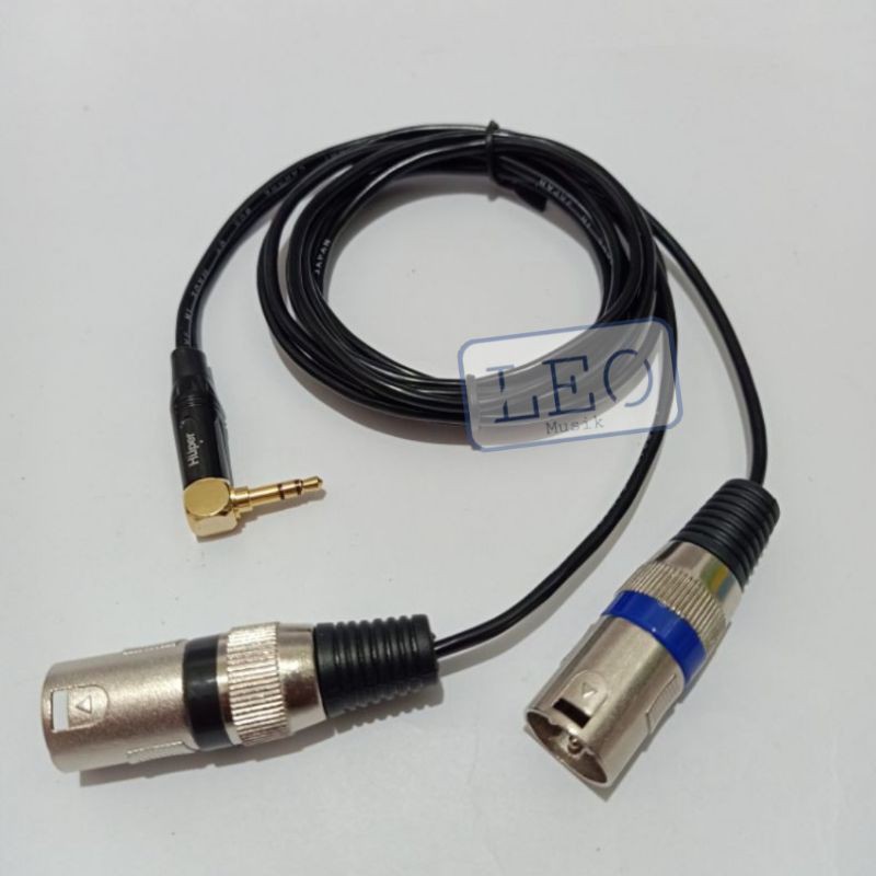 KABEL KONEKTOR HP DAN LAPTOP KE MIXER AUDIO DAN SPEAKER AKTIF 3 METER