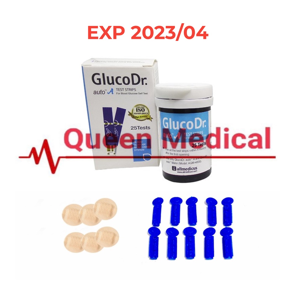 GLUCODR AUTO ISI 25 STRIP + LANCET 25 + PLESTER 25 GLUCO DR AUTO CODE 71 BISA COD Lazada Indonesia