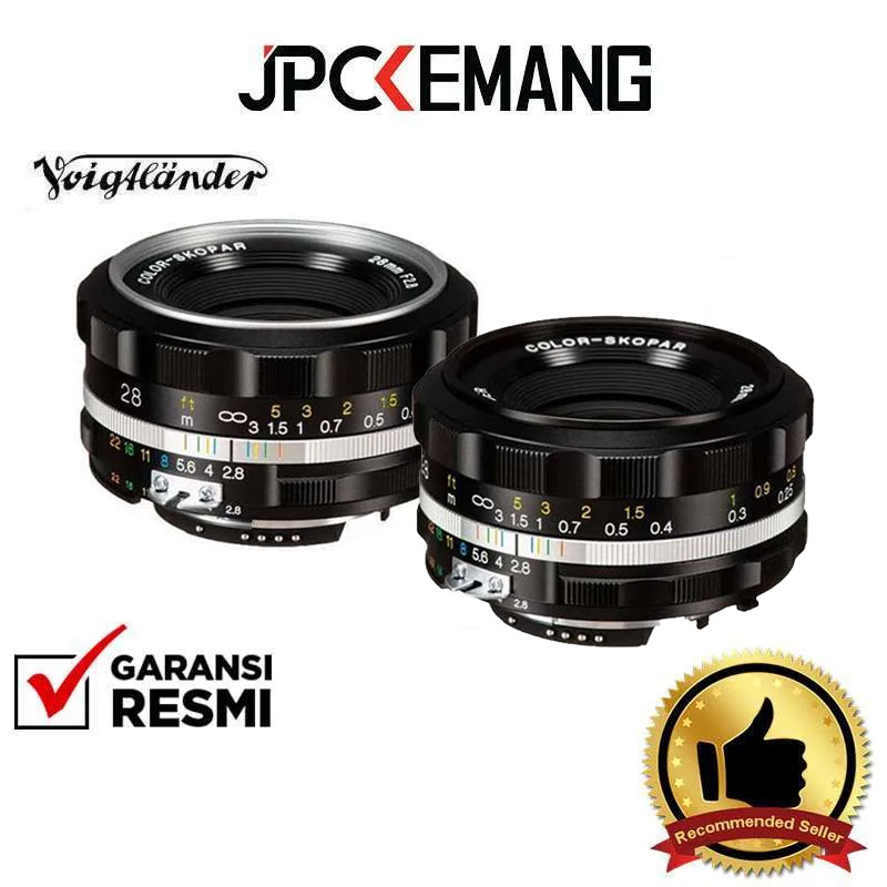 Voigtlander 28mm SL-II S AIS Color Skopar for Nikon AIS JPC