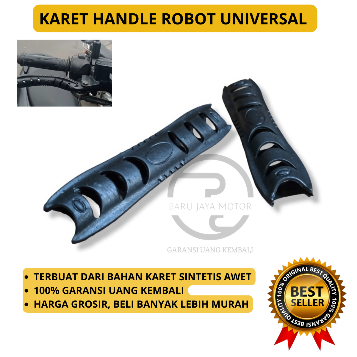 COVER/SARUNG KARET HANDLE REM MOTOR BISA UNTUK SEMUA JENIS MOTOR(SEDIA