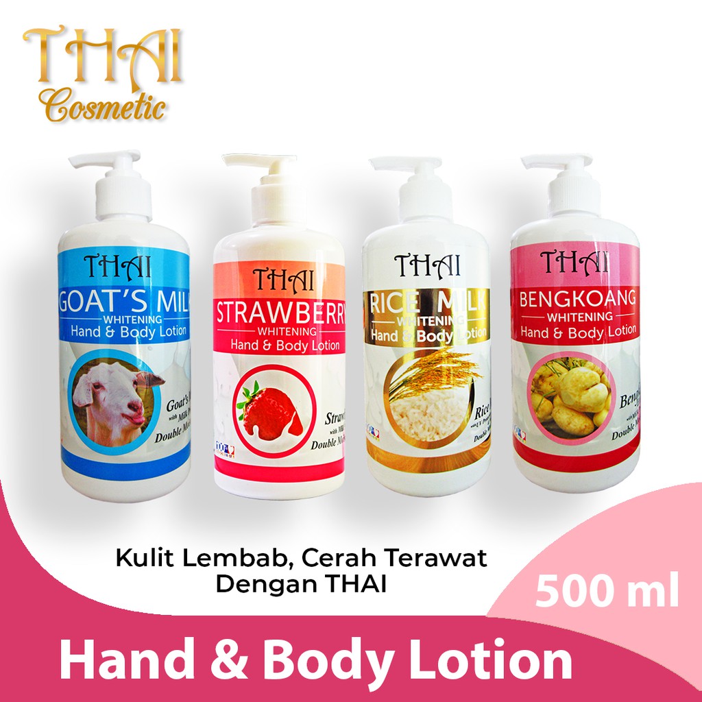 Thai Goats Milk Hand Body Lotion 500ml