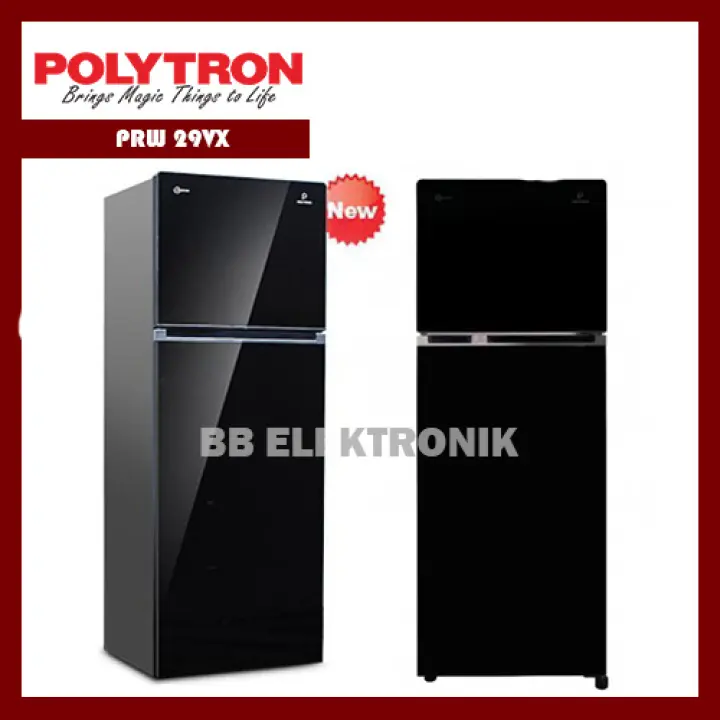 Polytron Prw 29vx Kulkas 2 Pintu Belleza Jumbo Inverter 260liter Khusus Jabodetabek Lazada Indonesia