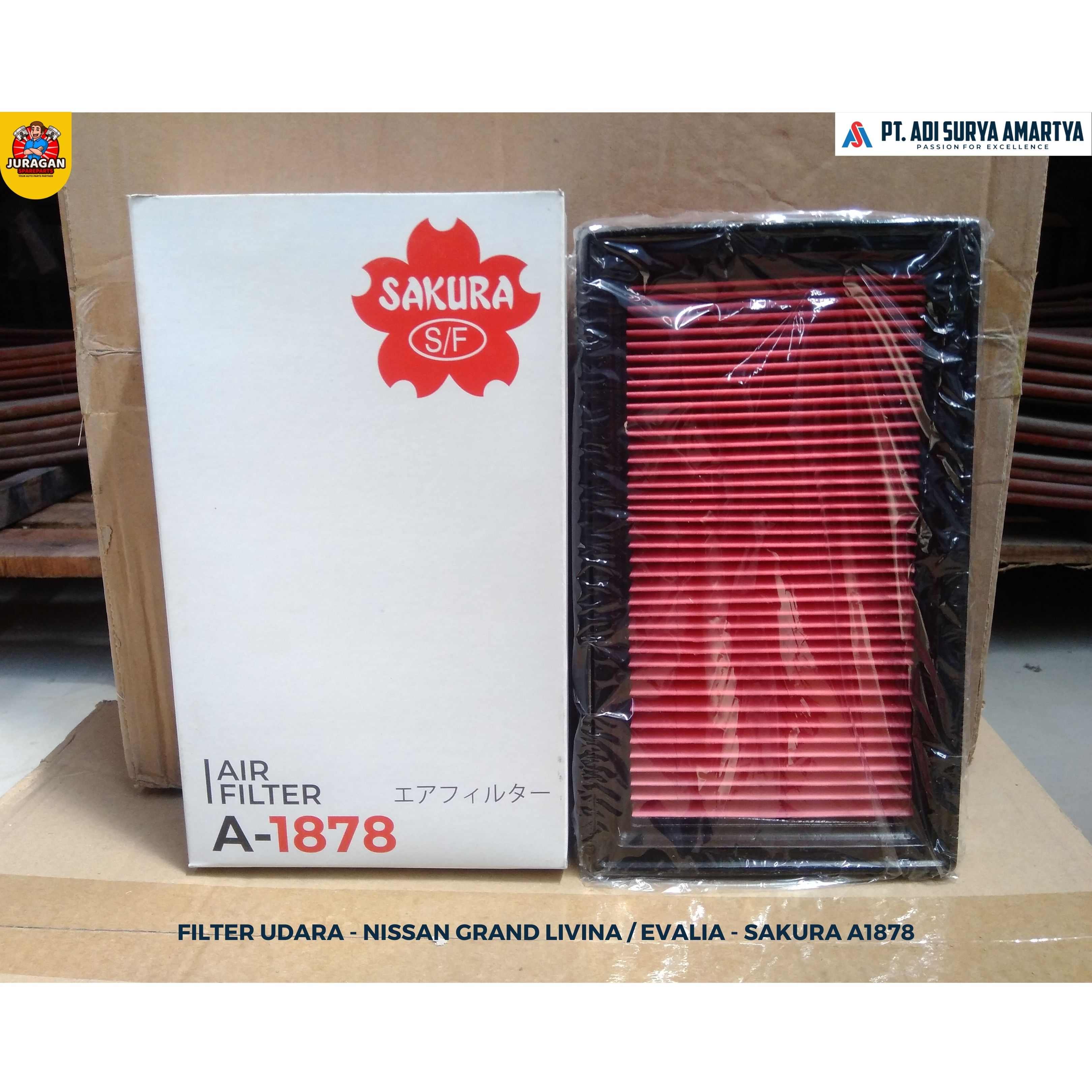 FILTER UDARA NISSAN GRAND LIVINA / EVALIA SAKURA A1878 Lazada Indonesia