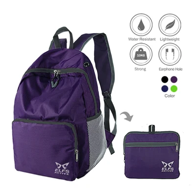 Elfs Shop - Tas Ransel Lipat Anti Air 20L Foldable Water Resistant Backpack 35020