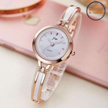JW Jam Tangan Wanita Stainless Steel - JW5500 - Jam Elegan Murah Berkualitas - Rose Gold