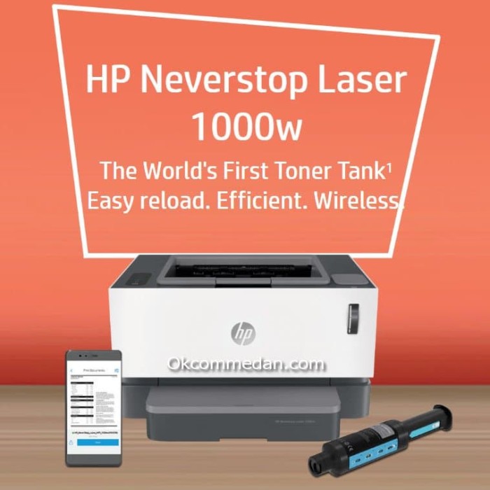 Printer HP Neverstop Laser Tank 1000w 