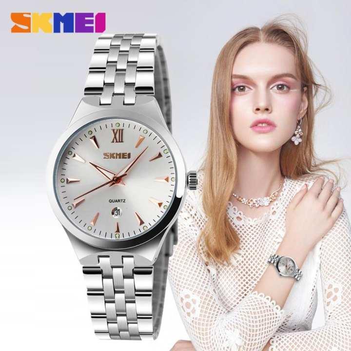 SKMEI Merek Jam Tangan Fashion Pria,Wanita Jam Tangan QUARTZ ,30 M Kalender Tahan Air Mode Luxury Jam Tangan Olahraga-internasional