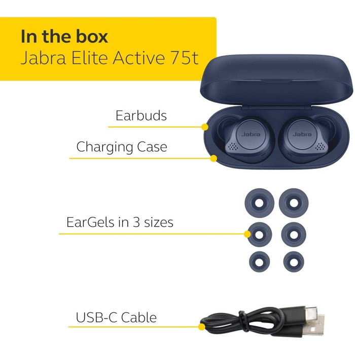 Jual Earphone Jabra Elite Active 75t 