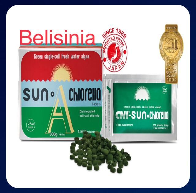 Sun chlorella A Import japan Lazada Indonesia