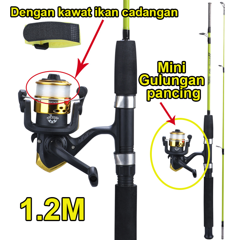 Sougayilang COD Set Alat Pancing Murah Pancing 1 Set Murah Dan Kuat 1 ...