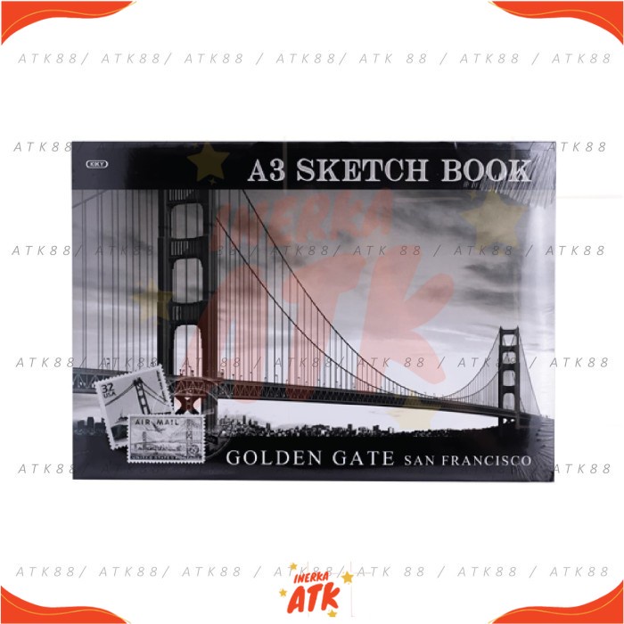 Sketch Book A3 KIKY 50 Lembar / Sketchbook / Buku Gambar A3 / Buku Sketsa A3 KIKY Lazada Indonesia