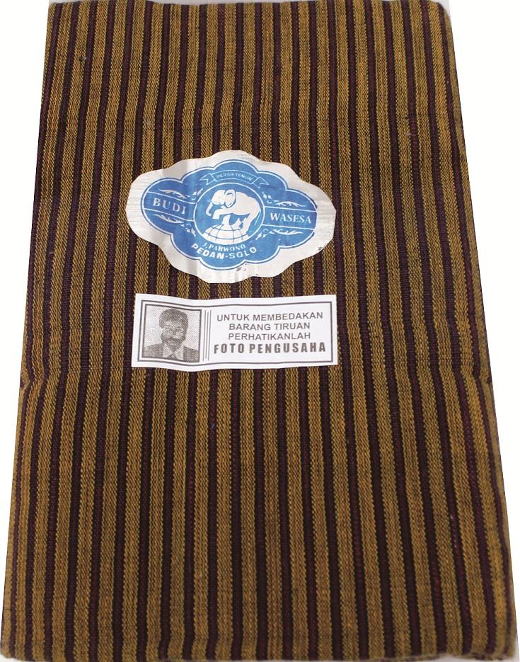 Kain Tenun Lurik COKLAT LURIK KECIL, Bahan Katun Tenun Untuk Tradisi Jawa, Abdi Dalem Kraton, Bahan Surjan, Seragam Kerja, Khas Jawa Jogja Solo 2meter
