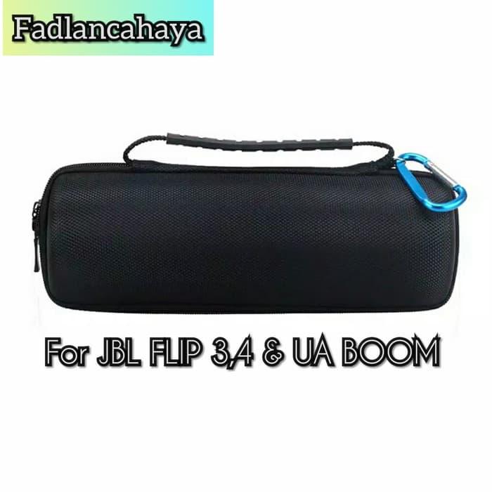 Tas/ EVA HARDCASE JBL FLIP 4 / FLIP 3 /UA BOOM 1/2 - Hitam