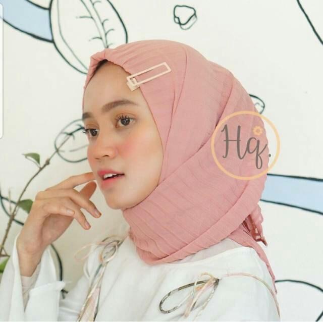 Hijab Pasmina Crinkle warna terlengkap / jilbab Pashmina Crinkle warna terlengkap Termurah - SS