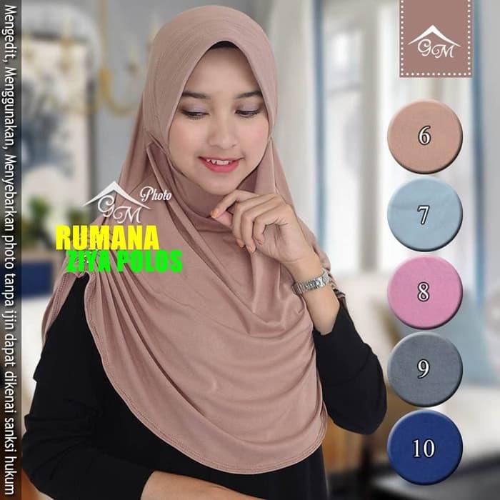 Terbaru JILBAB LANGSUNG / INSTAN / SYRIA / BERGO RUMANA POLOS JERSEY