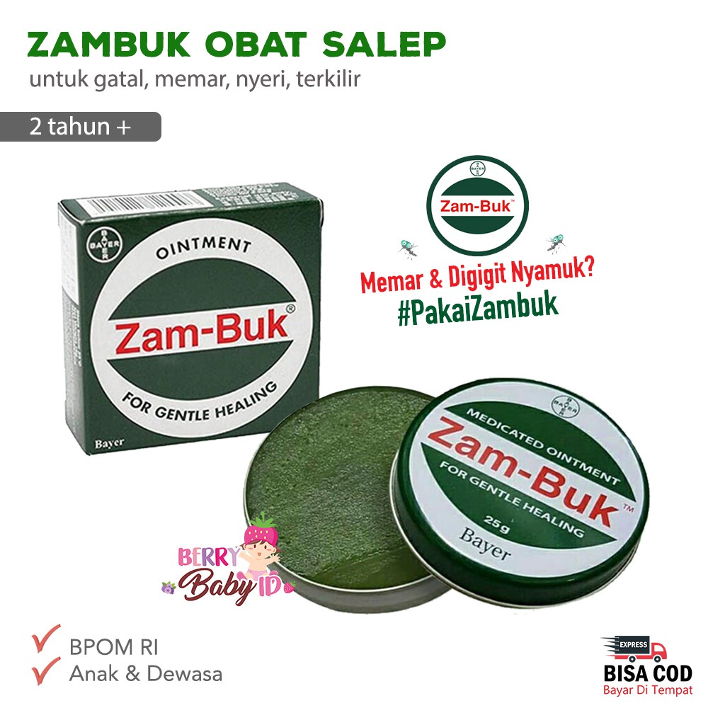 BERKHASIAT AMPUH ZAMBUK BUYER 25 GR ZAMBUK OBAT MEMAR OBAT GATAL KULIT