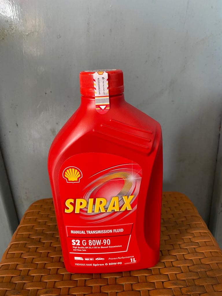 Shell Spirax S2 G 80W90 API GL4 Oli MTF Manual Transmission Fluid GL4