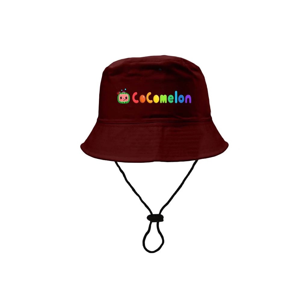 Topi bucket Anak Laki Laki Perempuan sablon Cocomelon Topi Anak