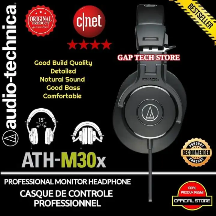 audio technica m30x for gaming
