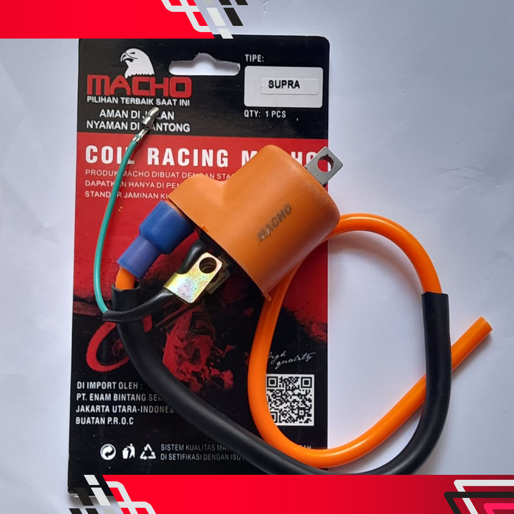 Coil / Koil / Kuil Ignition Honda Supra X / Fit / Gl Pro CDI / Tiger ...