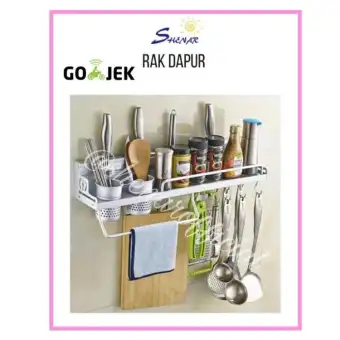 Murah Meriah Rak Dapur Dinding Bu Gantung Serbaguna Shenar