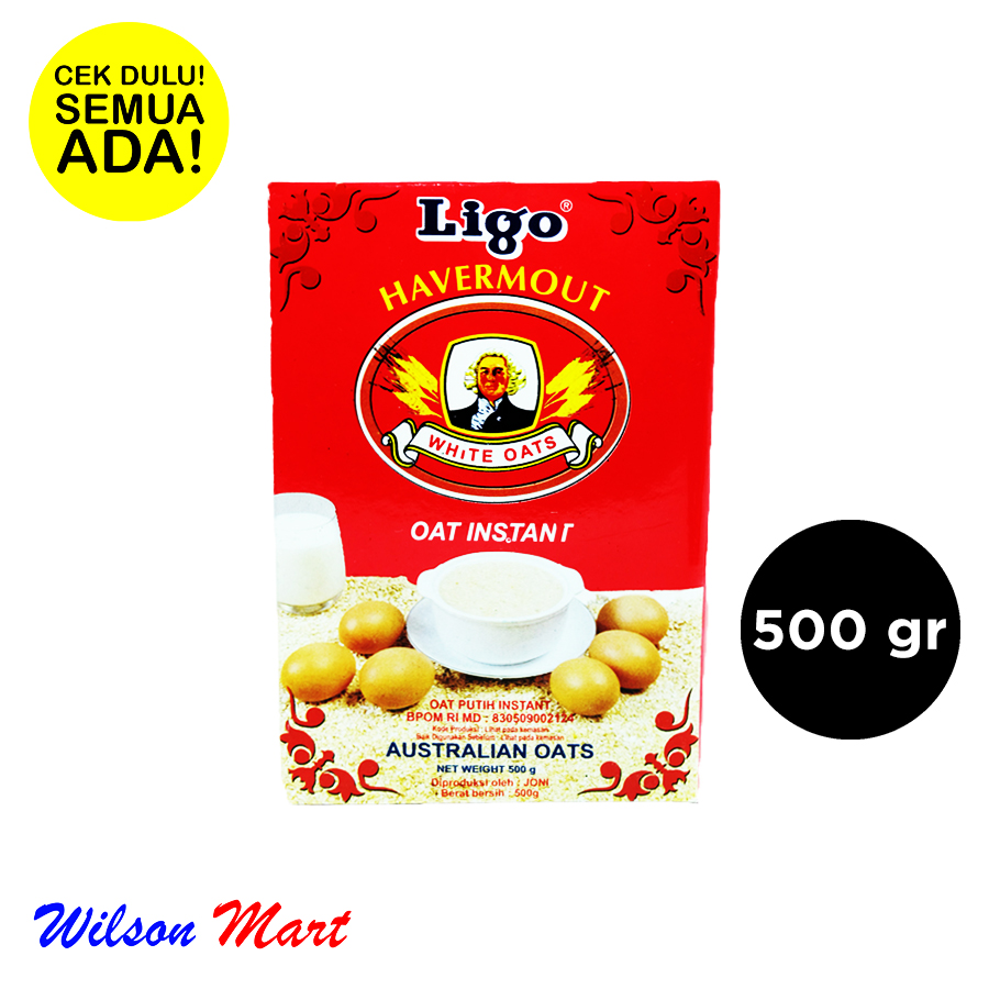 Ligo Havermout Instant Oatmeal Australian White Oats Gram Merah