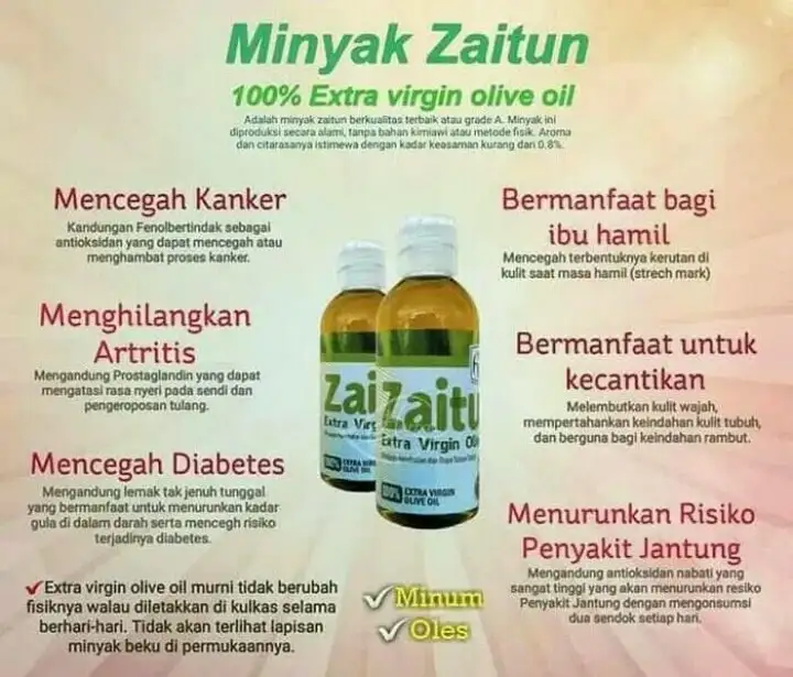 Minyak Zaitun Hpai Minyak Zaitun 100 Extra Virgin Olive Oil Hpai Hn Flash Sale Pojokbelanja Bisa Bayar Di Tempat Cod Lazada Indonesia