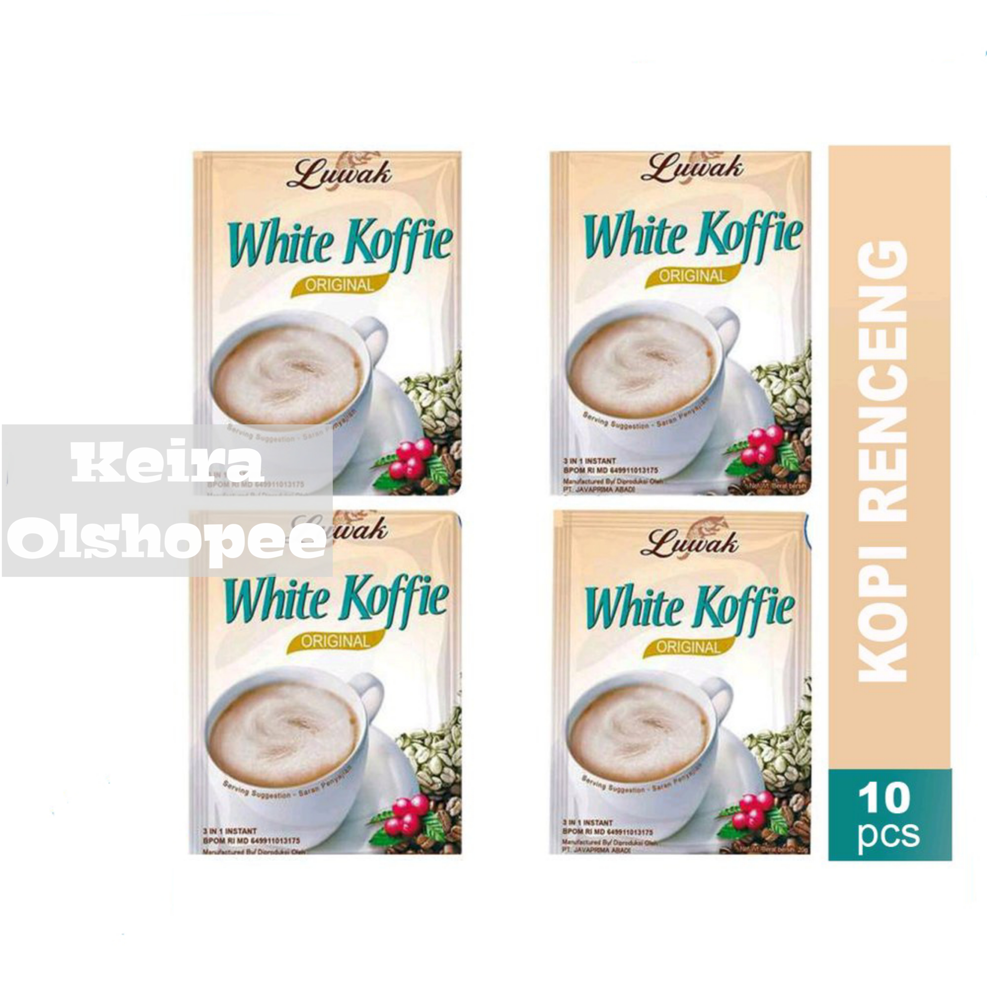 Kopi Luwak White Coffee 20 gram x 10 sachet (1 renceng) | Lazada Indonesia