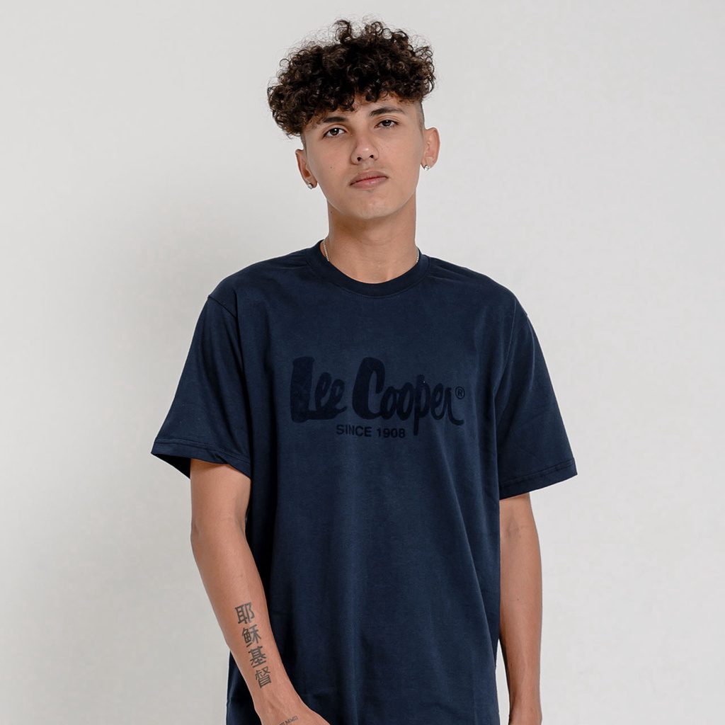 Lee Cooper T-shirt Logotype Navy on 
