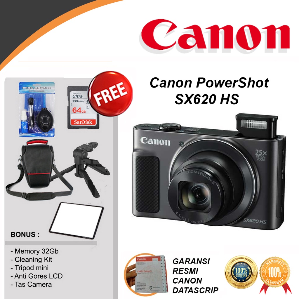 Canon PowerShot SX620 SX 620 HS Compact Camera SX 620HS ORIGINAL