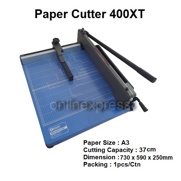 Alat Pemotong Kertas Besar Paper Cutter A3 Origin 400xt Lazada