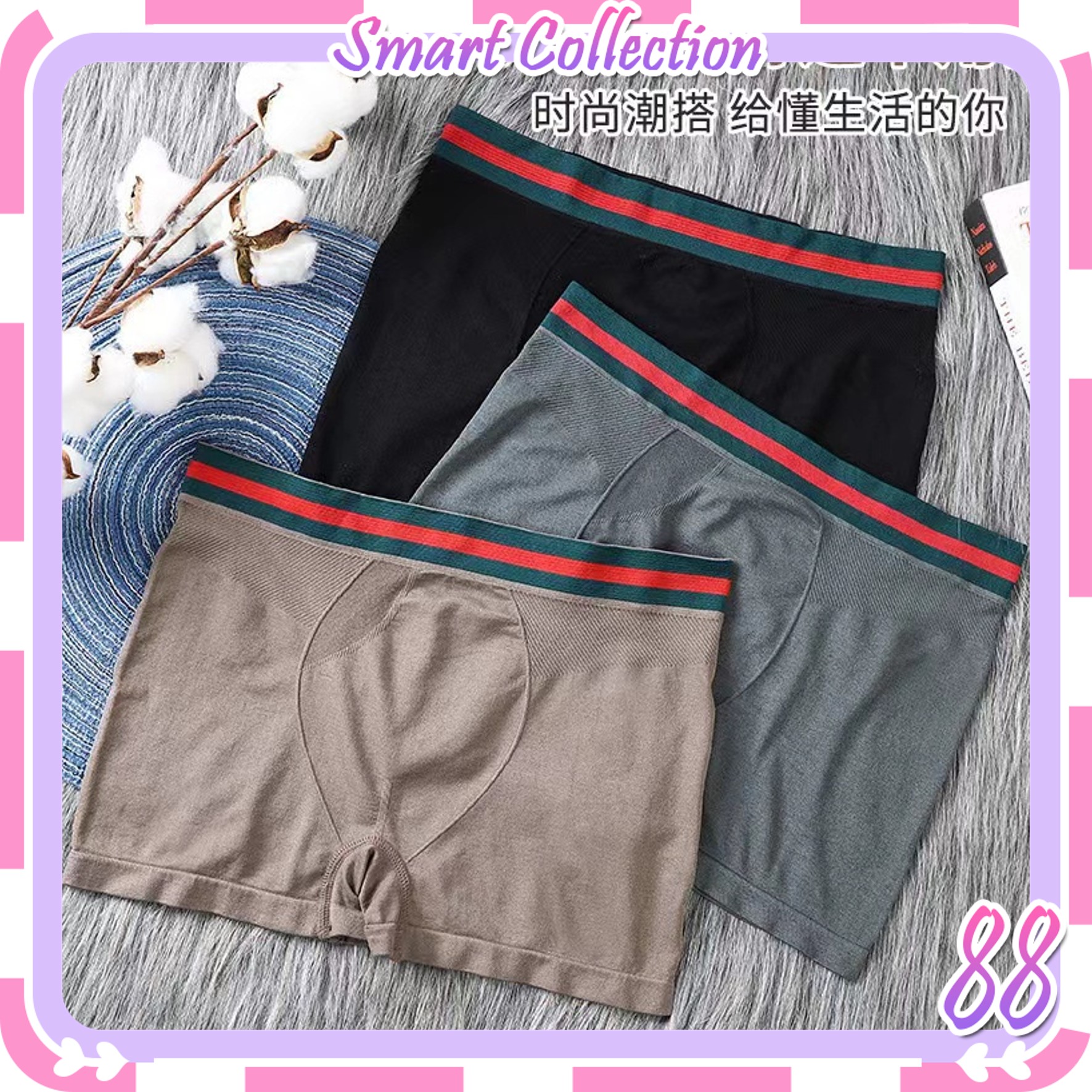 Boxer Pria Calzoncillos Short Boxer Pria Talla M Boxer Paquete De