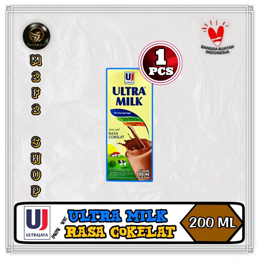 Susu Ultra Milk Cokelat 200 Ml Kemasan Satuan Lazada Indonesia