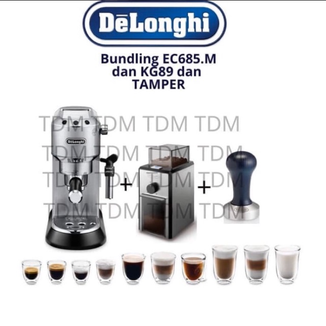 Bundling Mesin Kopi Delonghi EC685.M + 