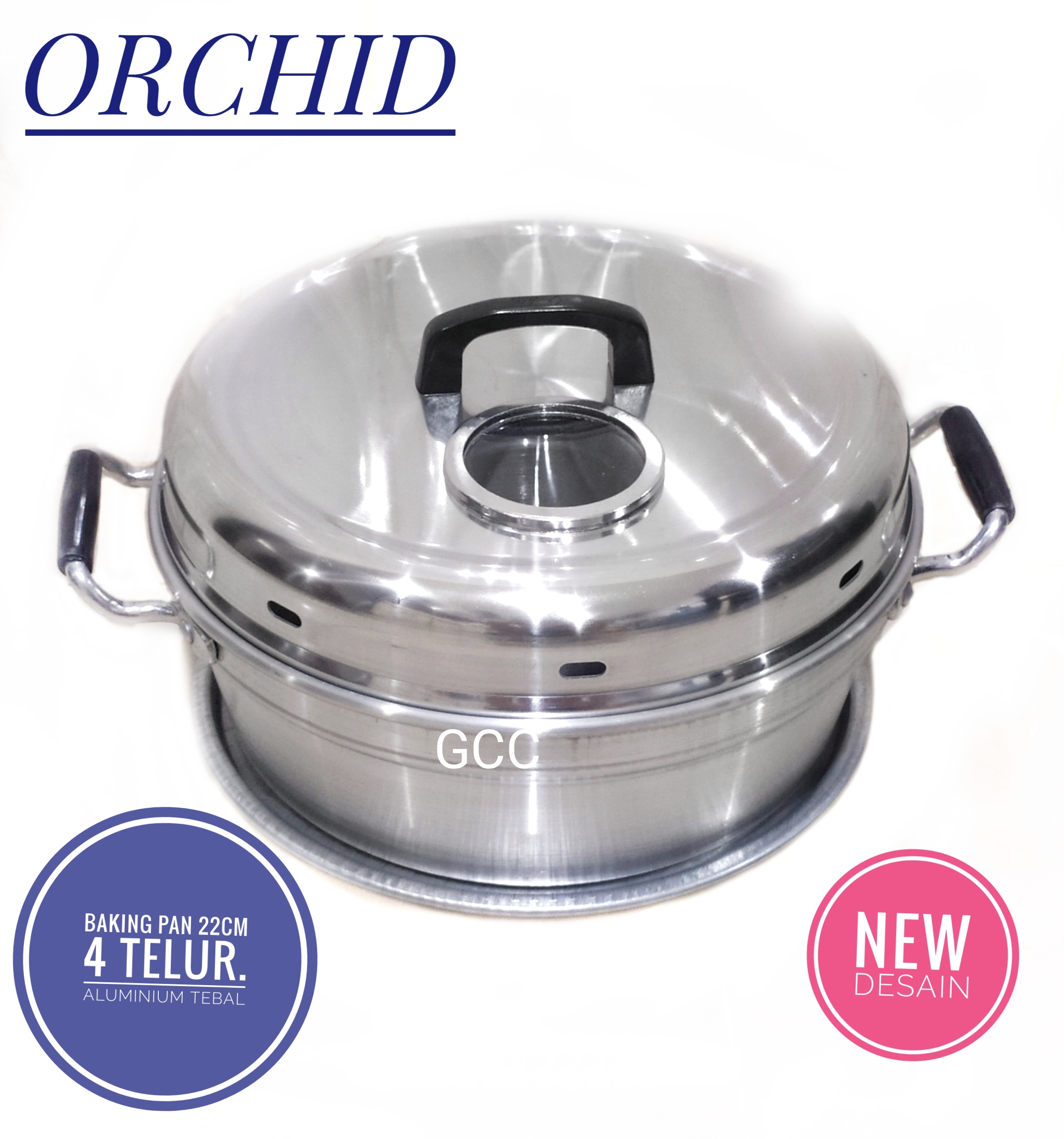 4 Telur Best Seller Orchid Oven Buat Kue Bolu Serbaguna Baking Pan Panggangan Kue 22cm Model Pegangan Diatas Lazada Indonesia