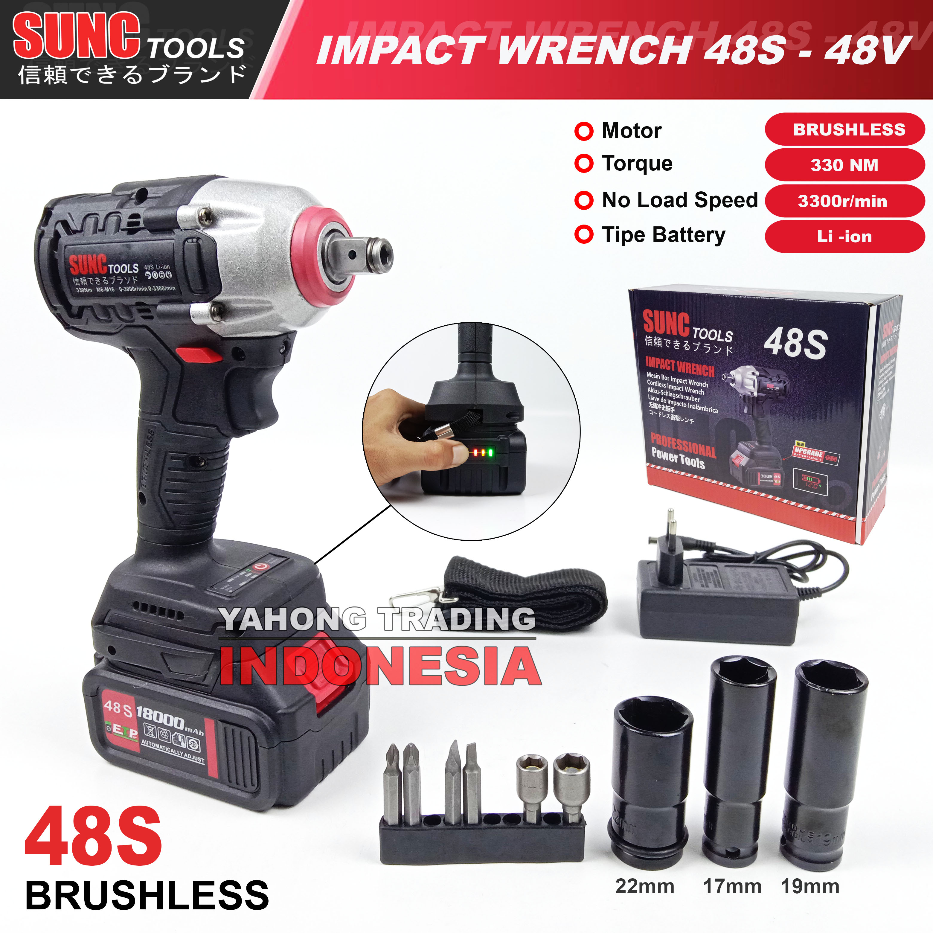 Mesin Impact Wrench 48S by SUNC TOOLS Lazada Indonesia
