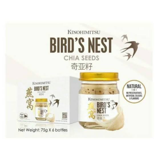 Kinohimitsu Bird Nest Kinohimitsu Bird's Nest with Chia Seeds 6 x 75ml