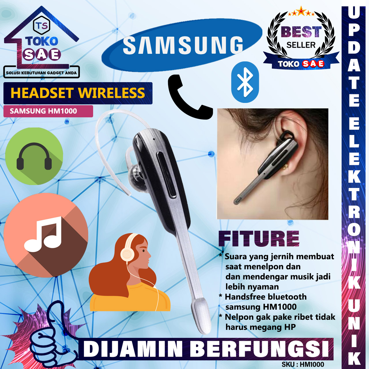 Samsung hm1000 online