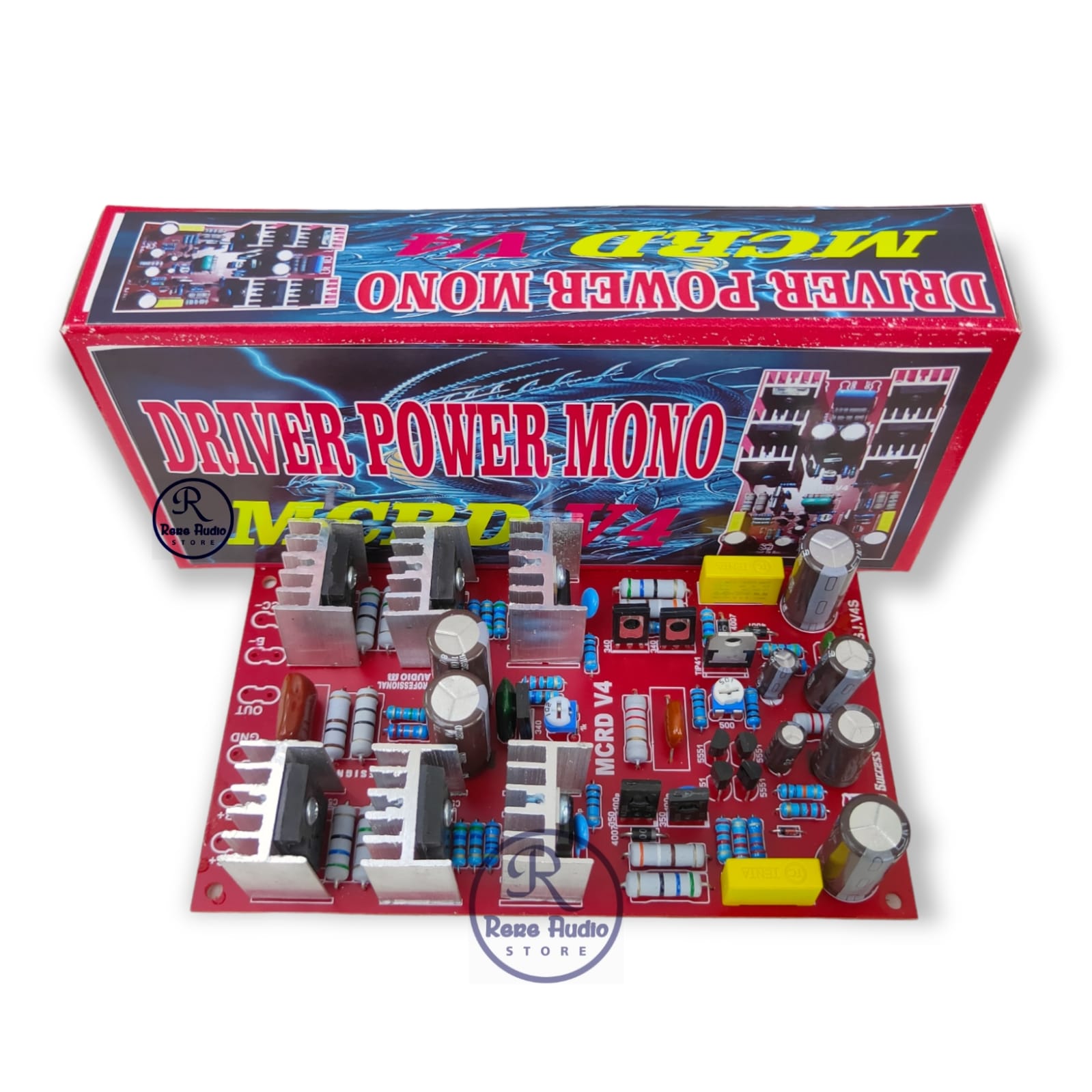 Driver Power MCRD V4 FR4 Fiberglass Original Power Amplifier Mono Low