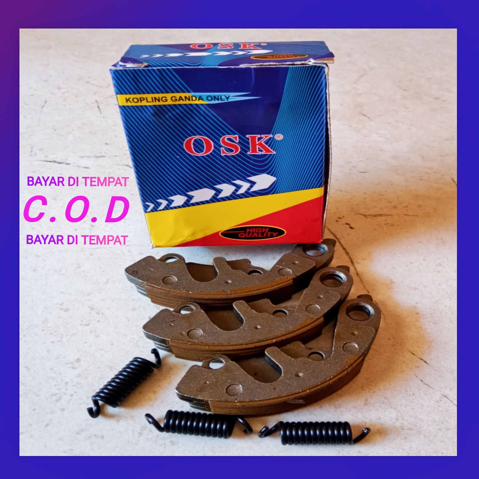 Kampas Kopling Ganda Honda Beat/ Scoopy/Spacy Karbu/Mio Kampas Kupling