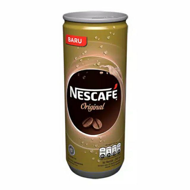 Nescafe Kaleng 240 Ml Latte Original Mocha Minuman Kaleng Kopi Kaleng