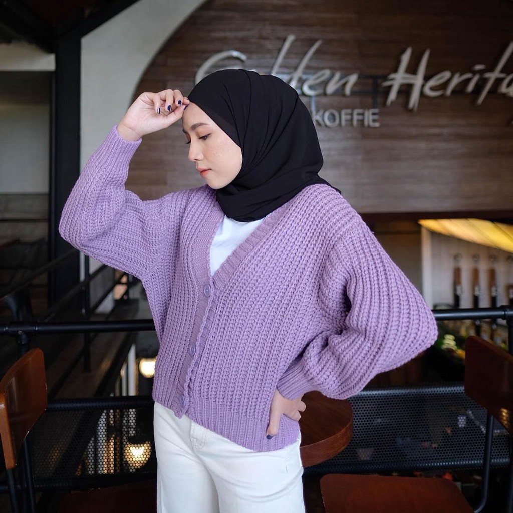 Shila Cardigan Rajut Tebal / Cardigan 