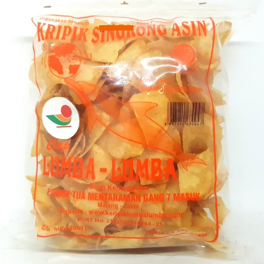 Lumba Lumba Keripik Singkong 200gr Manis Asin Kripik Asli Malang